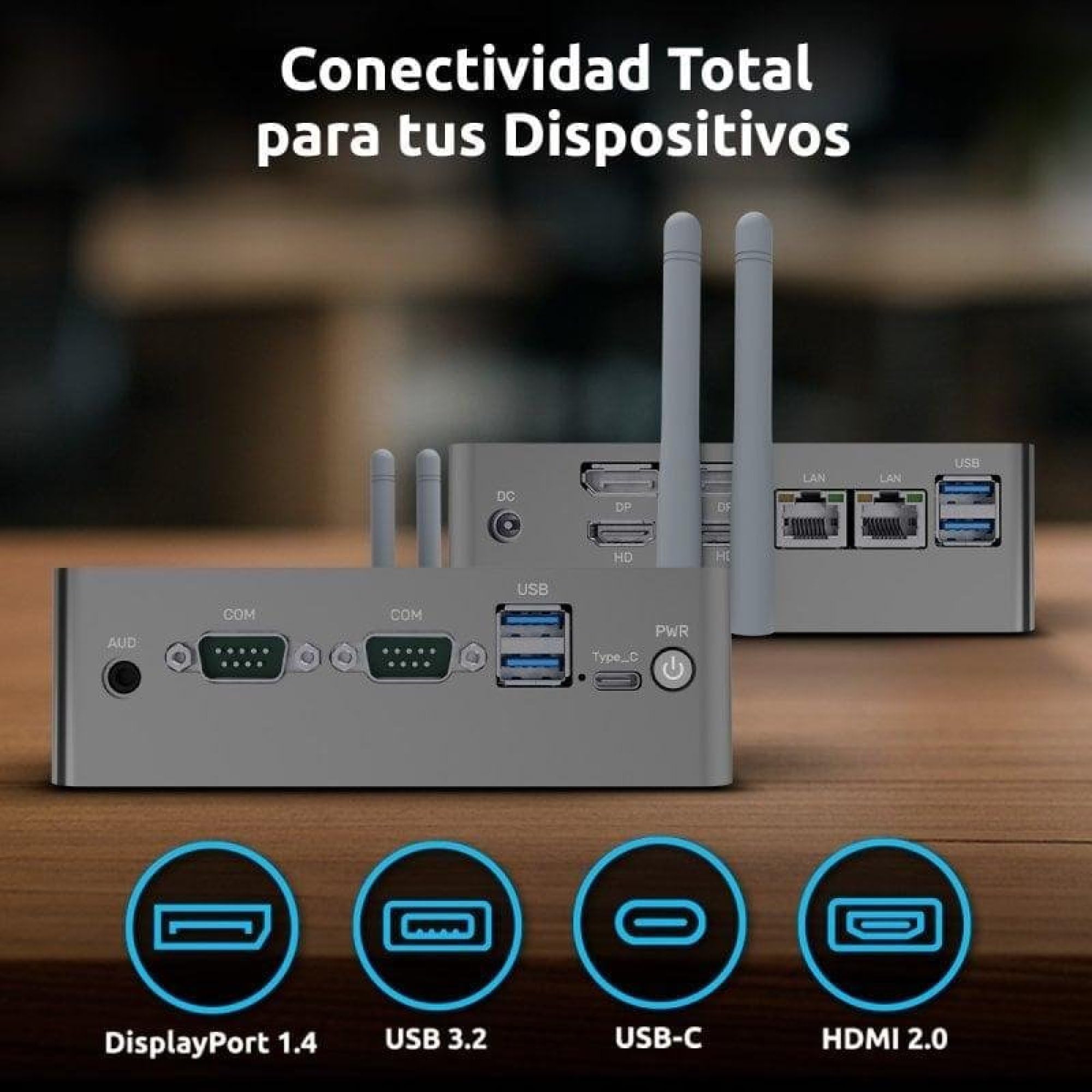 Alurin Mini PC Unit, Intel Core i5, 16GB, 500GB, Senza Sistema Operativo, Computer Compatto da Ufficio, Triplo Monitor, HDMI DisplayPort, USB-C, WiFi 5 Bluetooth, Supporto VESA, Grafica Intel UHD | Mini PC