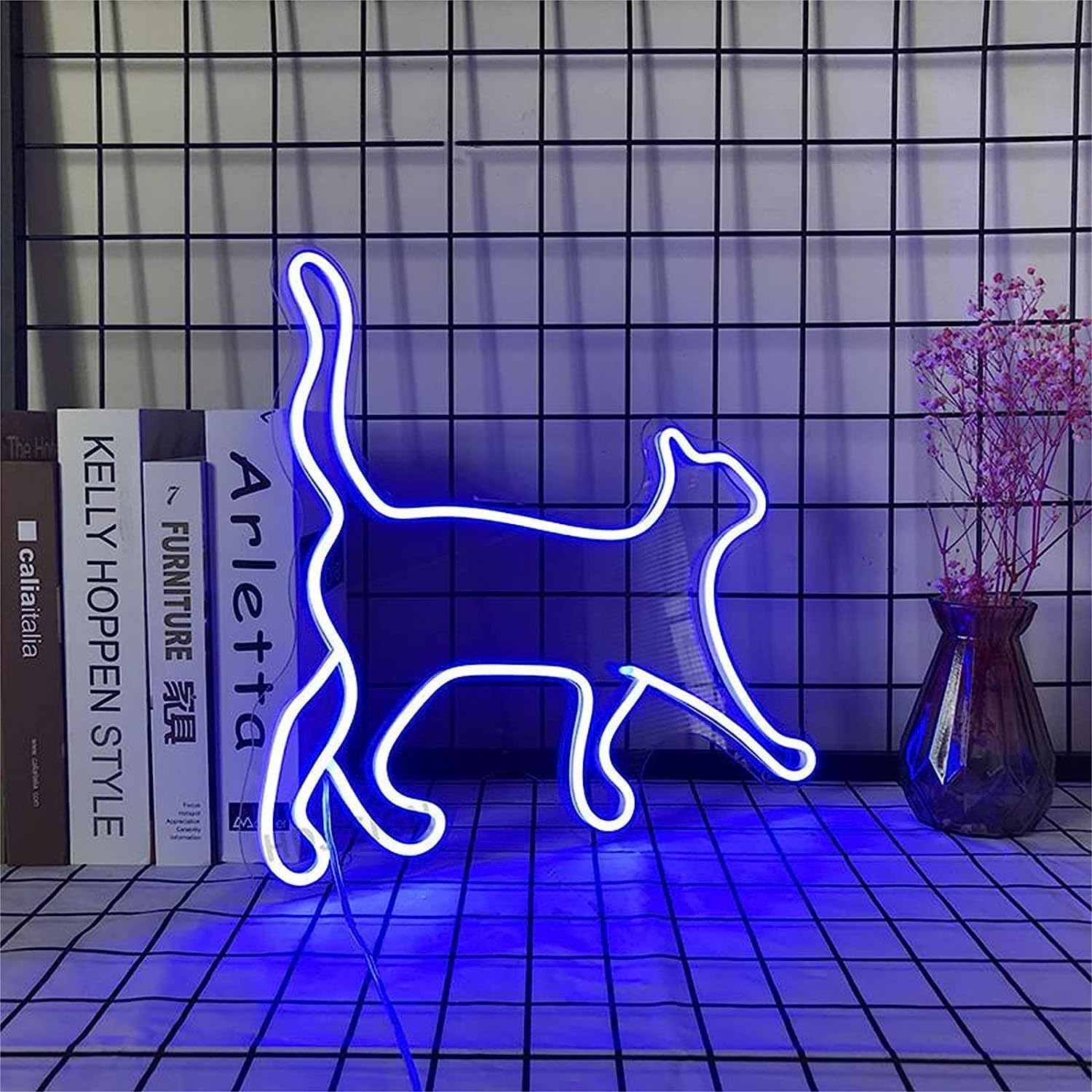 HRXOW Customizable LED Neon Sign, Wedding Birthday Party Home Wall Decor Lamp PersonalizeBar Shop Party Name Logo (Size : 60x56cm)
