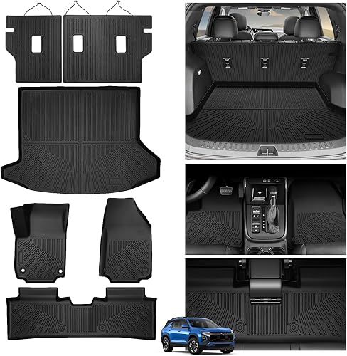 Vista 125 de Powerty Alfombras resistentes para BMW X3 2018 a 2024 y BMW X4 2019 a 2024, a medida para accesorios de X3 y X4, de elastómero termoplástico 3D