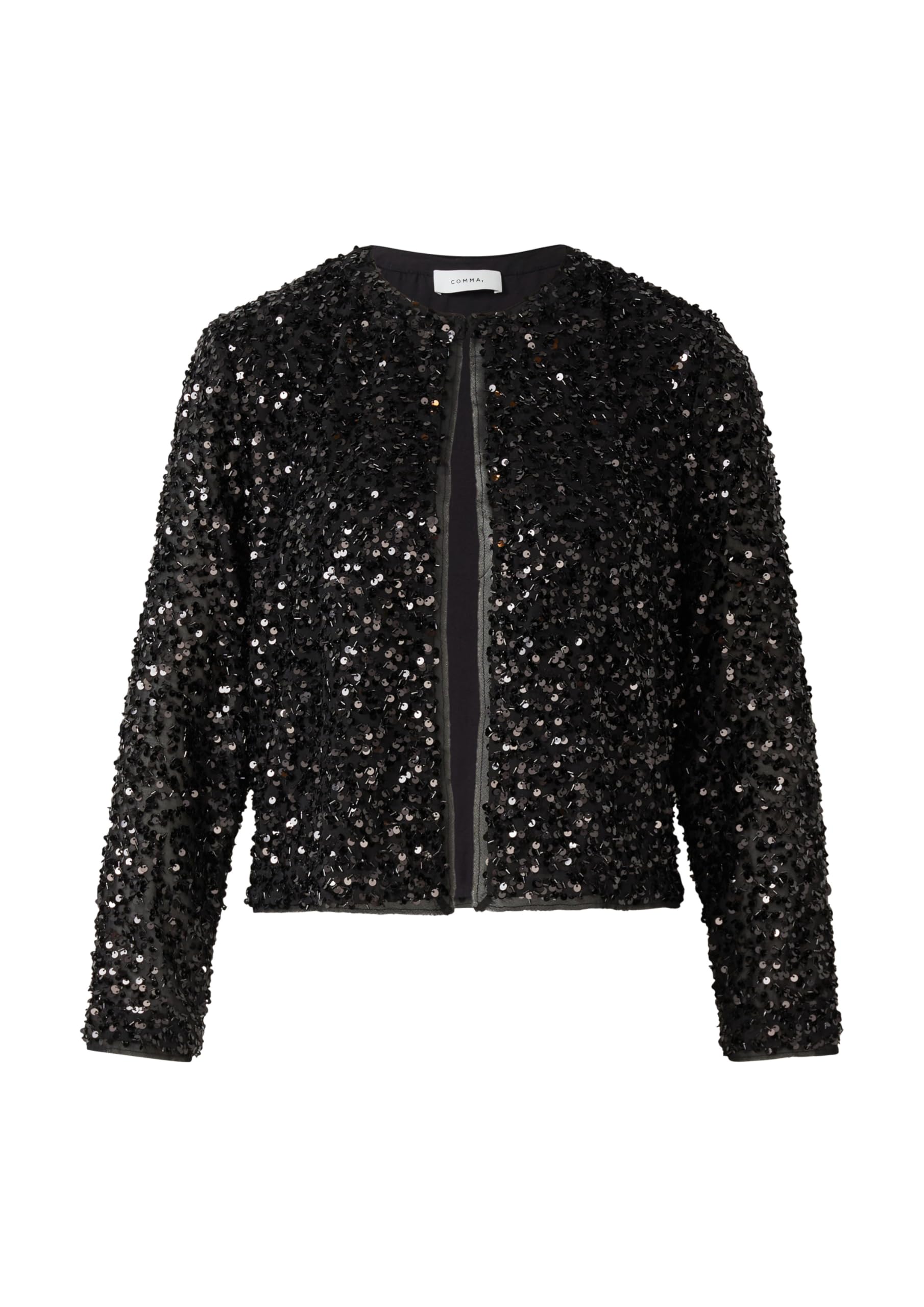 Comma Blusenjacke mit Pailletten
