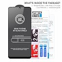 SupCares Tempered Glass for Vivo Y100, Vivo T2, iQOO Z7S and iQOO Z7 (6.38 Inch) With Installation Kit | 9H Edge to Edge Screen Protector | Black gallery image