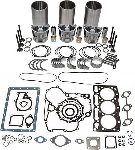 Kit de reconstrucción de reacondicionamiento D905 compatible con Kubota D905 D905E B905B B905H Motor B1700DT BX2200D BX23LB BX22 Piezas de repuesto