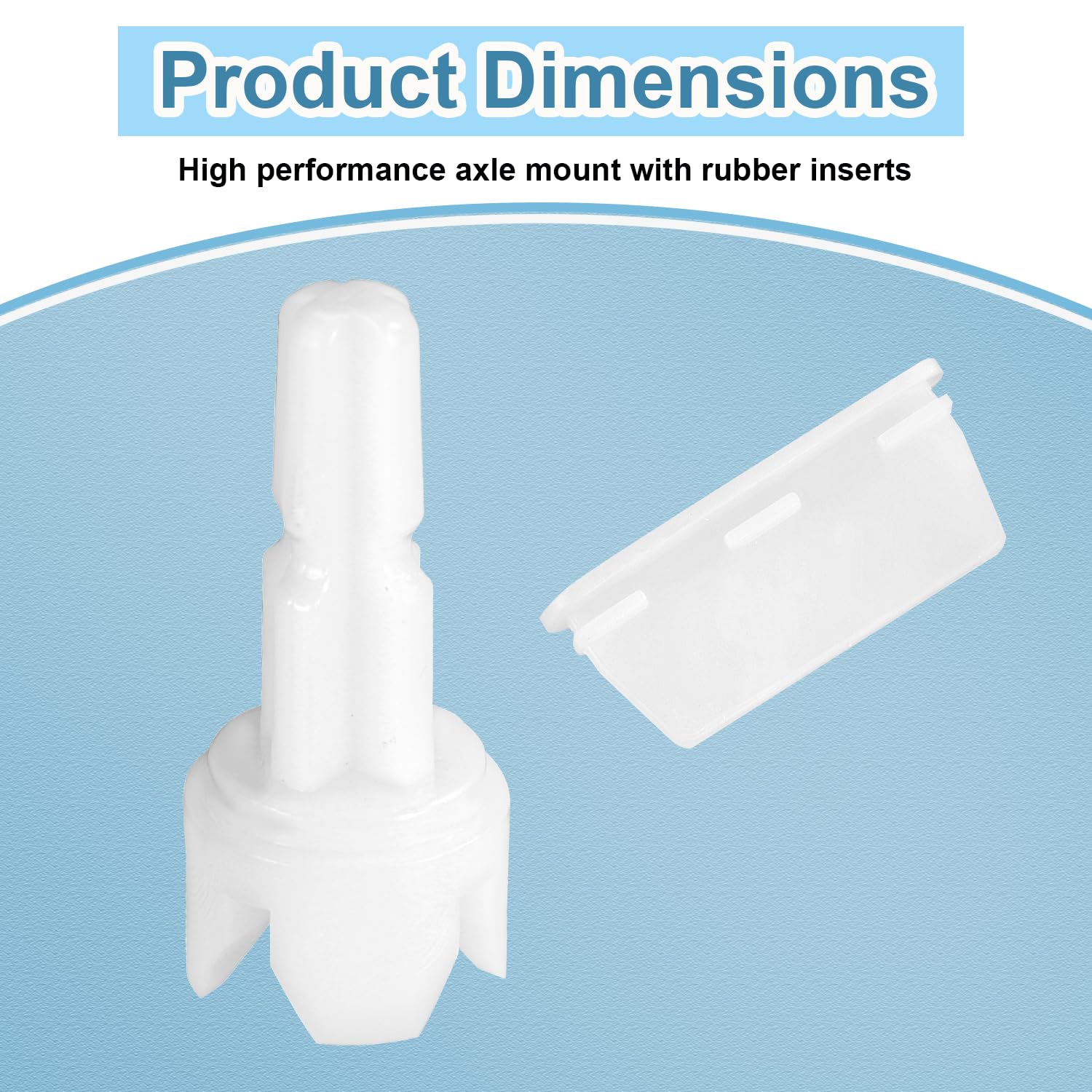 2pcs Replacement Parts for Baby Brezza FRP0046 Formula Pro Advanced - Image 2