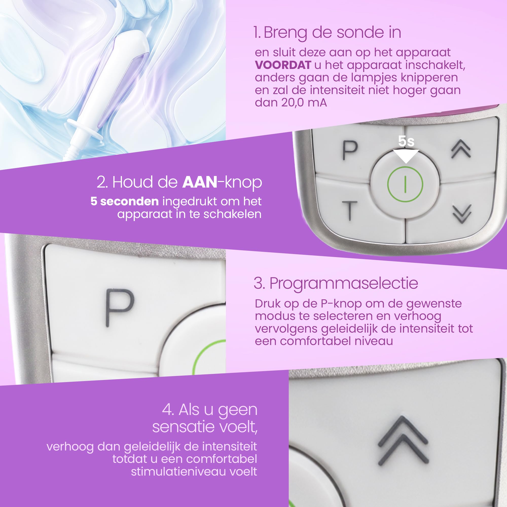 TensCare iTouch Sure - Rieducatore per il pavimento pelvico per le donne – Stimolatore EMS Kegel per l'incontinenza, controllo della vescica e rafforzamento del perineo