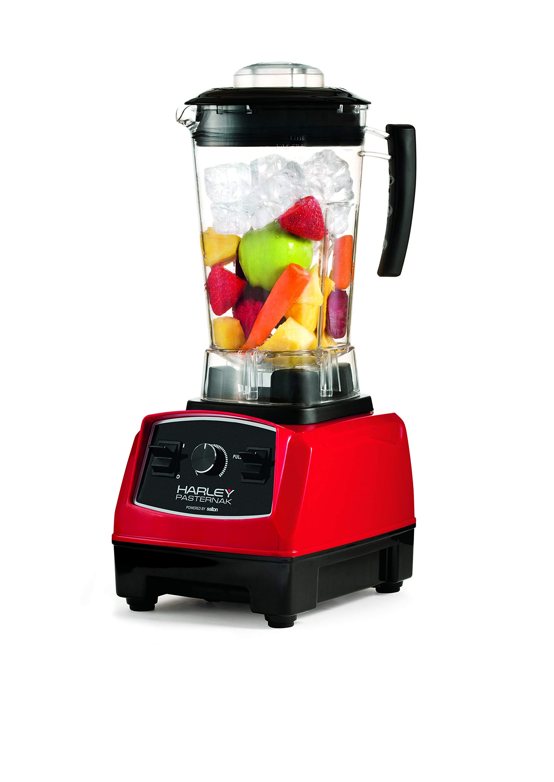 SaltonBL1486RBT Power 2 L/QT Table Top Blender, 2 Liters, Red