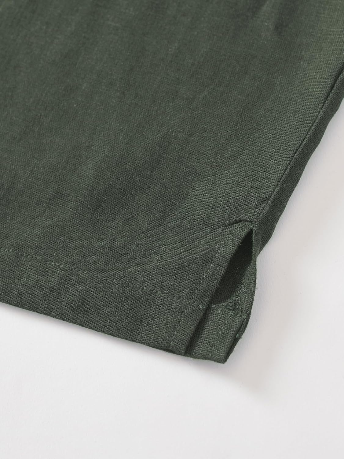 Weinteeレディースぺティートリネンカプリパンツポケット付きカプリパンツ