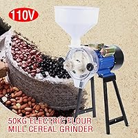 Vista 3 de Molinillos eléctricos de especias, molinillo eléctrico para cereales de alta resistencia, grano de maíz, café, alimentación de trigo, máquina