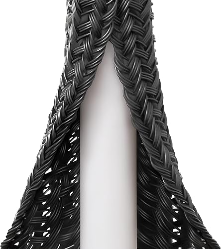 Miniatura 17 de ZhiYo Funda para Cables de 6.6 pies - 1.2 pulgadas, Protector Envolvente de Cables Tubo para Mascotas, Envoltura de Cables de PC, Funda de Gestión