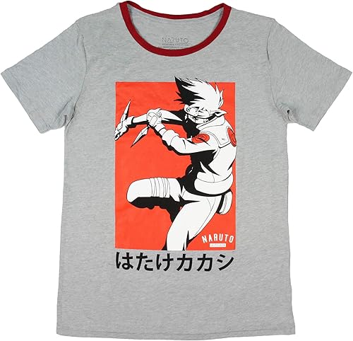 Camiseta Kakashi Kanji Ringer de Naruto Junior