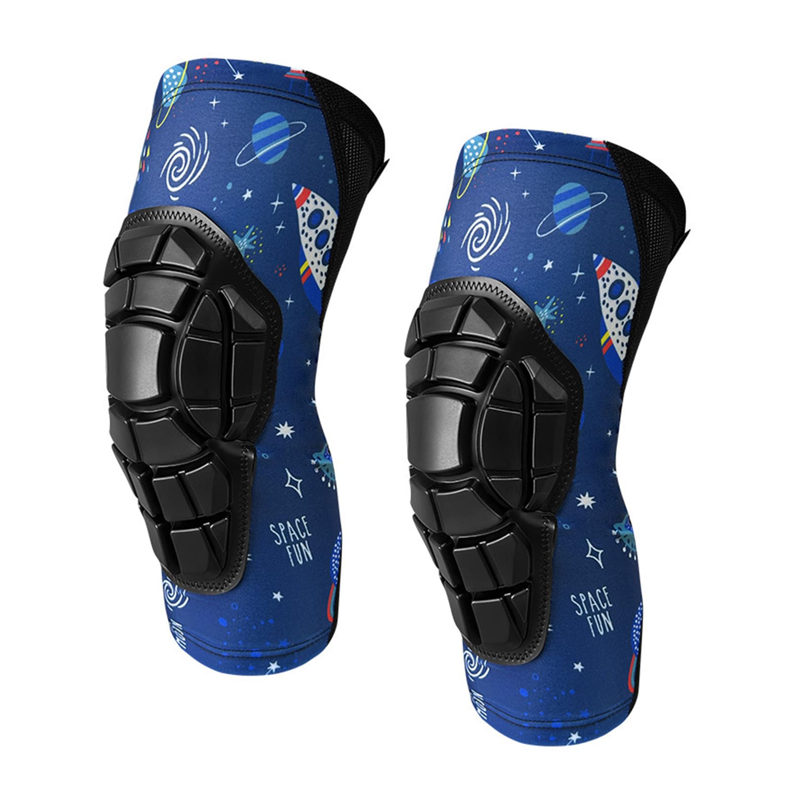 YJZQ Genouillère enfant Vélo Genouillère Rugby Protège-genoux Respirant Protection anti-choc pour Sport Football Cyclisme Basket-ball Scooter S-3-5ans