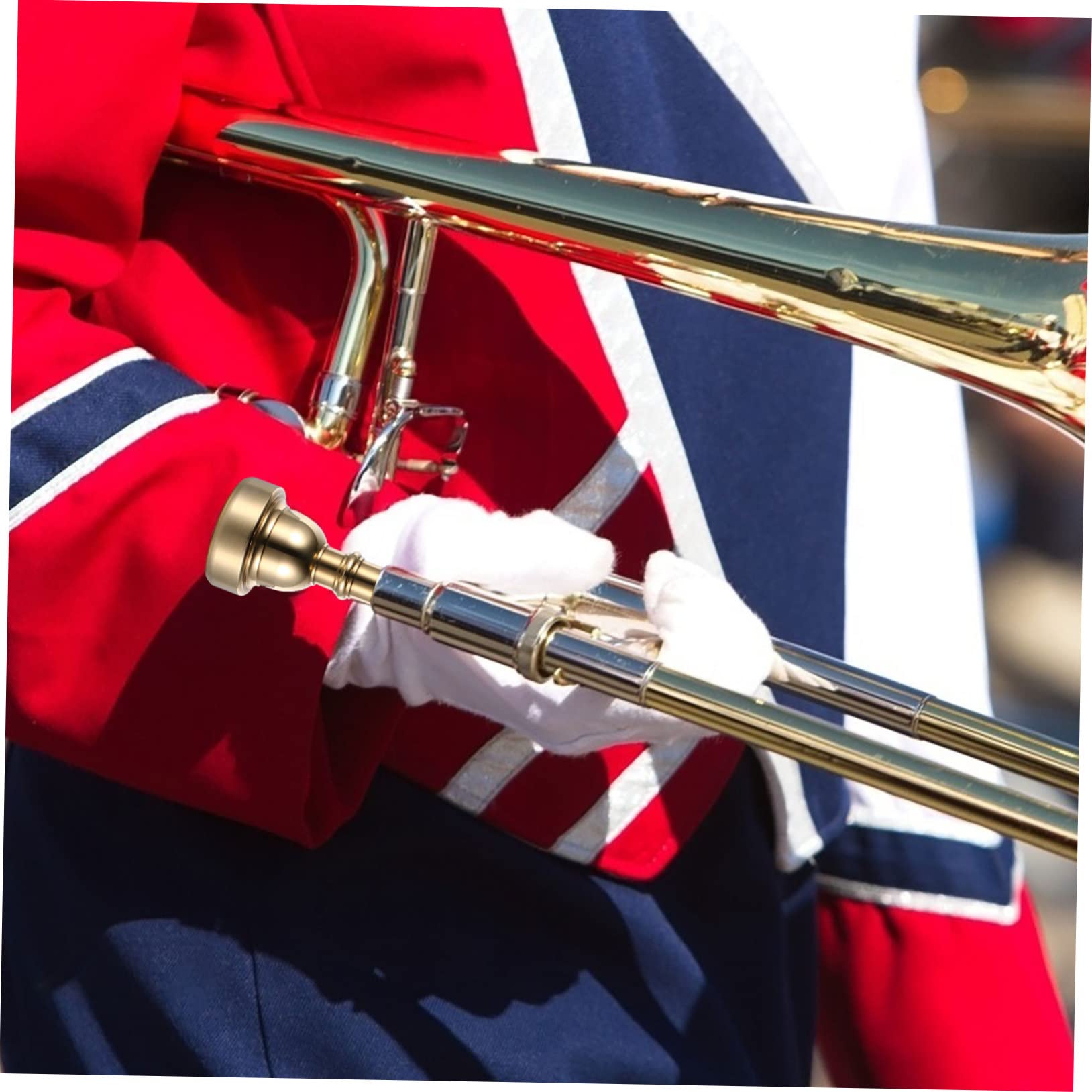 BESTonZON Trumpet Accessories Metal Trumpet Parts 5c Size Replacement Nozzles Smooth Finish