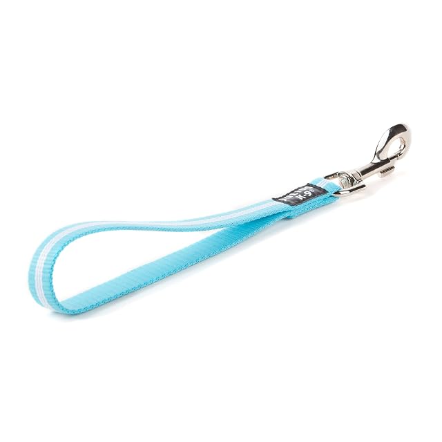 Foto 3 de 5 de Julius-K9 216KF-NL-AM Correa Tubular de IDC para Perros, Líder de Tráfico Corto, 35 x 19 mm, Aguamarina