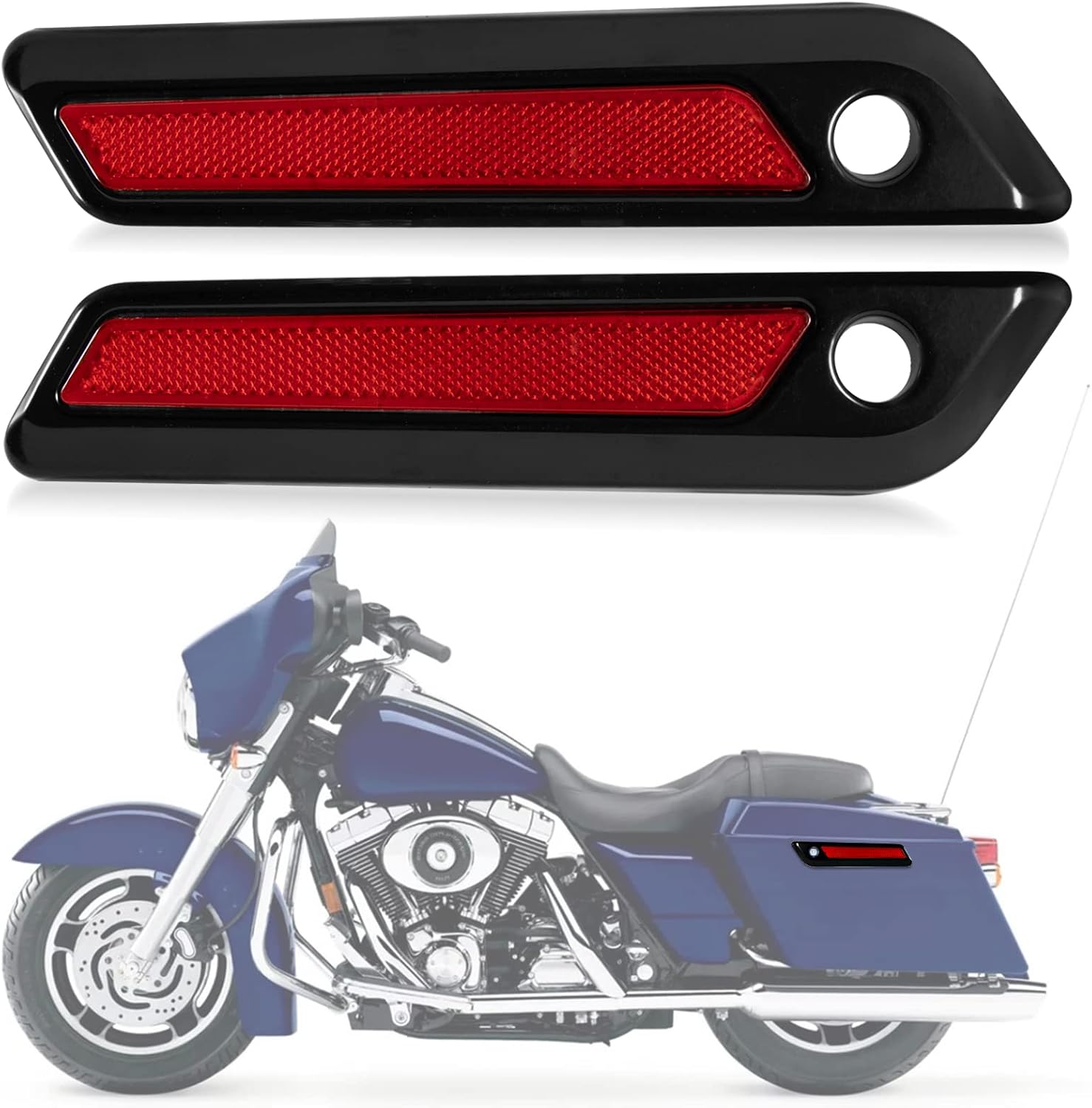 PSLER Saddlebag Latch Covers with Saddlebag Latch Side