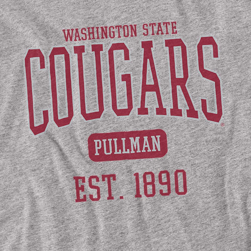 Washington State University Official Est. Date Unisex Adult T-Shirt, Est. Date, Medium