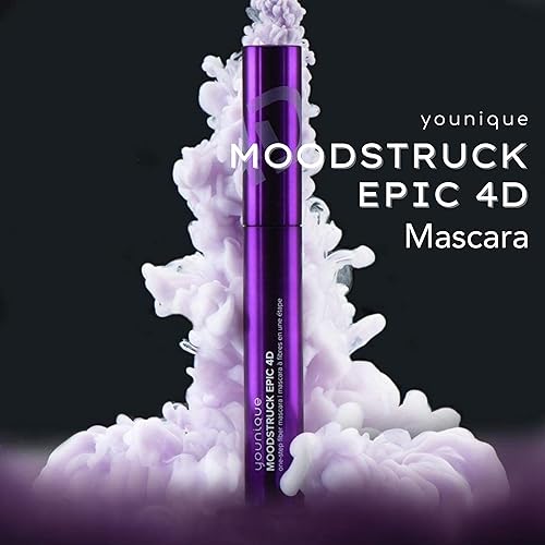 Miniatura 2 de MOODSTRUCK EPIC 4D - Máscara de pestañas de fibra voluminizadora, alargadora y elevadora, impermeable, a prueba de manchas, de larga duración,