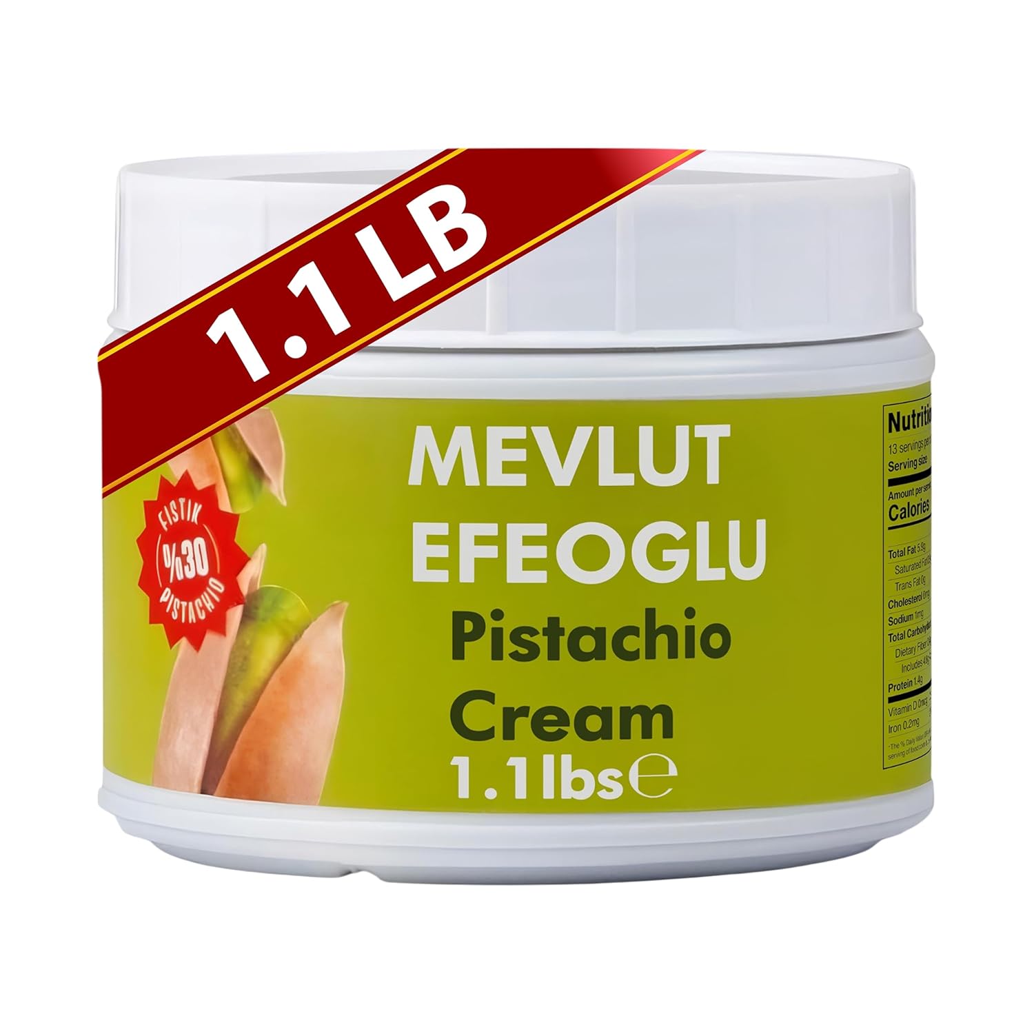 Pistachio Cream for Dubai Chocolate Bar, 1.1 lb Pistachio Cream, Butter, Vegan, Dessert & Chocolate Use for Bakery (1.1 lb)