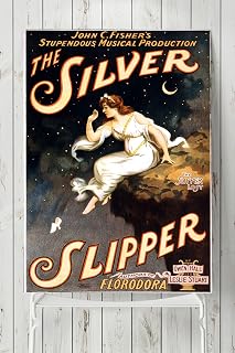 Postermanya (pster8817) The Silver Silipper Art Sanatsal Poster (70x100cm)