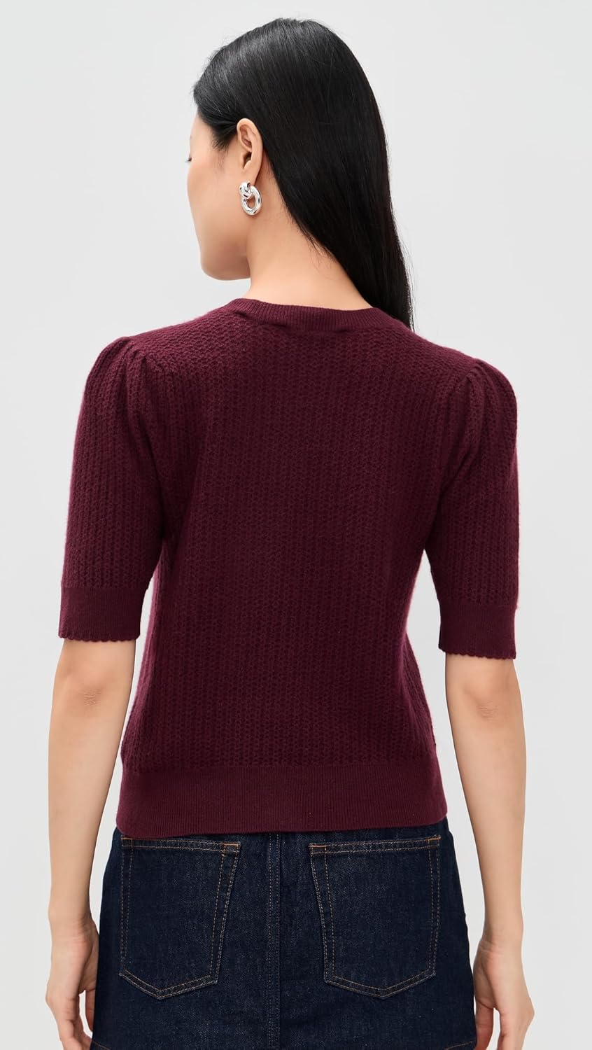 FRAME Women's The Ladder Cashmere Pointelle Sweater