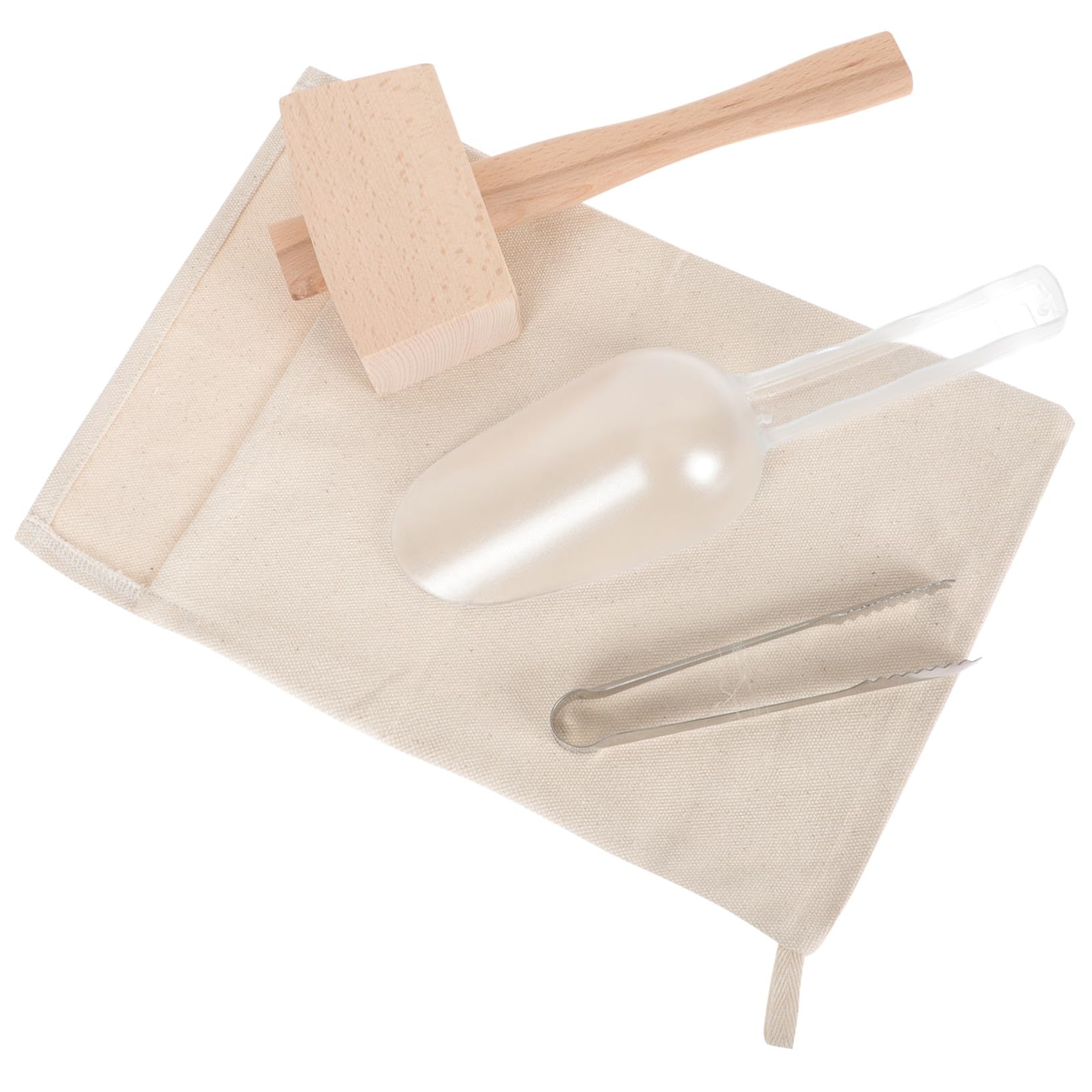 Maillet en bois et sac à glace pliable pour vos soirées cocktails d'été