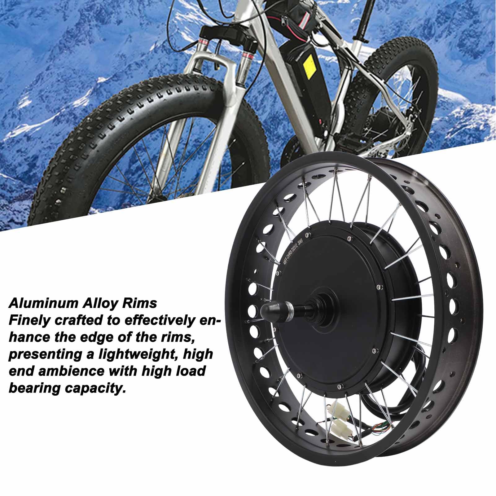 Kit di Conversione Bici Elettrica da 2000 W 48 V Display a Colori Kit  Motore del della Ruota Posteriore con Prestazioni Potenti per Avventure  all'Aria Aperta : Amazon.it: Sport e tempo libero