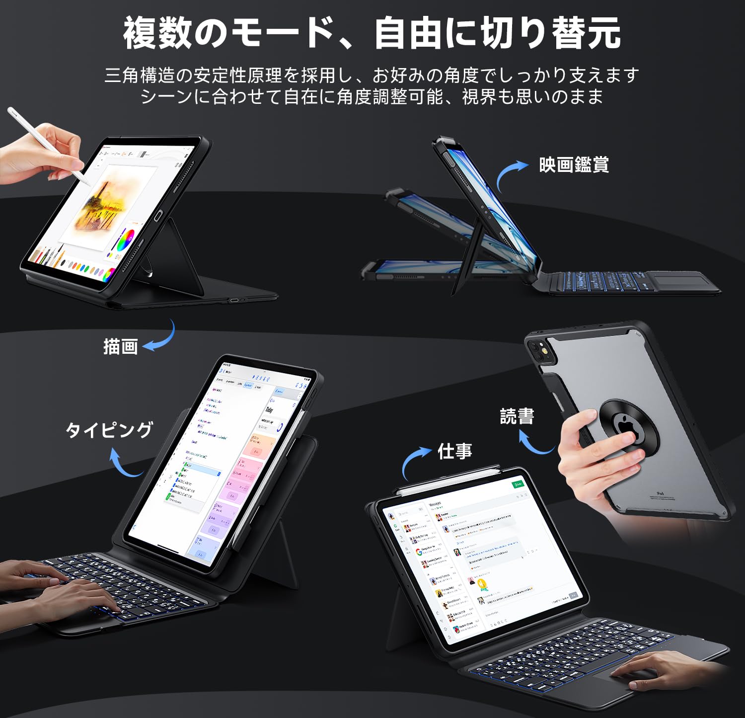 Amazon.co.jp: BJBT ipad Air キーボードケース 11インチ(2025)(M3) 第