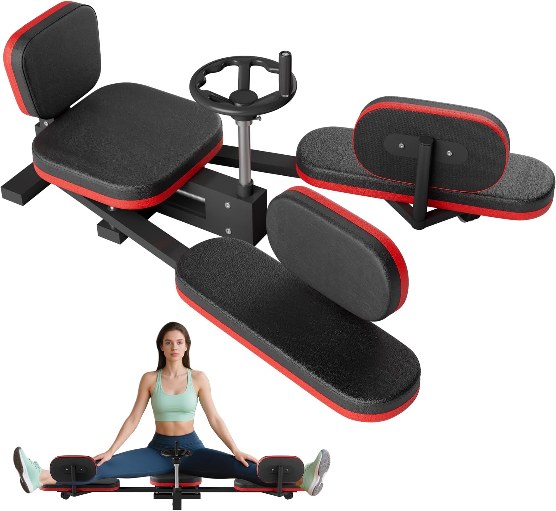 Adjustable Leg Stretcher Machine,Leg Stretcher Split Machine,Heavy Duty Steel 330lbs Leg Extension Bench for Home Yoga Gym Dance,Adult,Kids Training Fitness Leg Flexibility,Relieving Hip Tightness