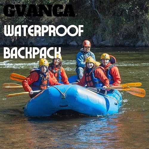 Miniatura 5 de Mochila seca impermeable para kayak, mochila seca para kayak, mochila seca flotante al aire libre, barco, vela, canoa, rafting, pesca, camping, 85L,