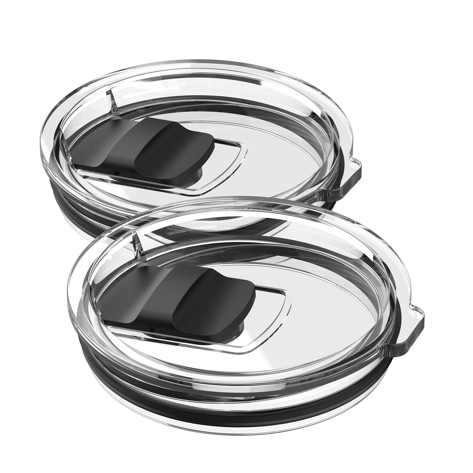 30 oz Tumbler Lid for YETI, 2 Pcs Magnetic Slider Replacement Lids for YETI | Compatible for YETI 30/32 oz Tumbler, 14oz Mug, 35/42oz Straw Mug, Travel Spill Proof Cup lids Covers, BPA Free, by Dincerpen