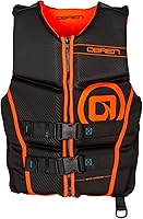 O'Brien Flex V-Back Life Jacket: Coast Guard Approved Adult PFD with Flexible Fit for Watersports, Boating & Jet Skiing