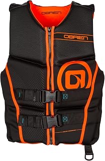 O'Brien Flex V-Back Life Jacket: Coast Guard Approved Adult PFD with Flexible Fit for Watersports, Boating & Jet Skiing
