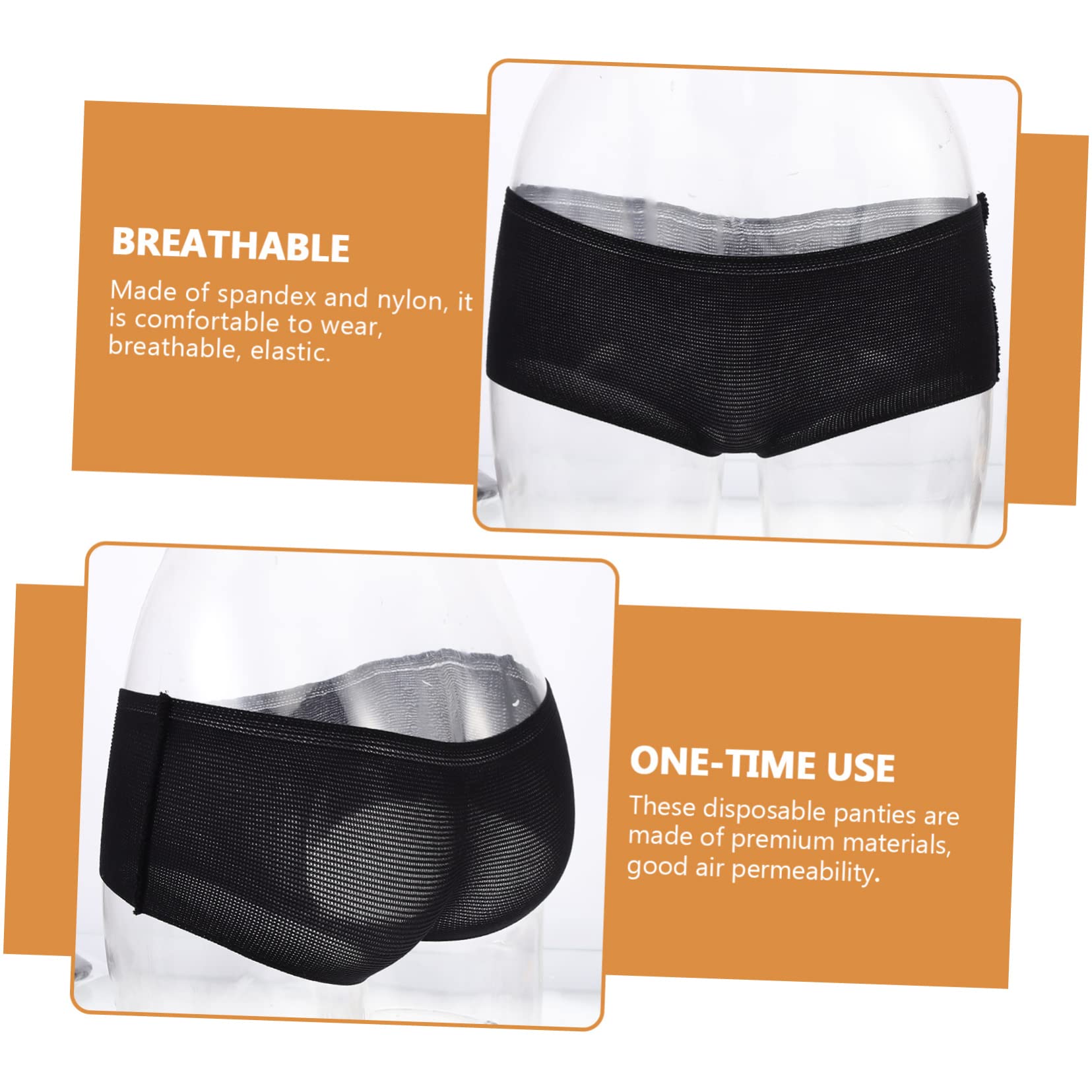 FOMIYES Stk Mutterschaftspflege underwear unterwäsche Inkontinenz Slips Unterwäsche für schwangere Frauen geschmeidige Hygienehosen weibliche Unterhose Nylon Black