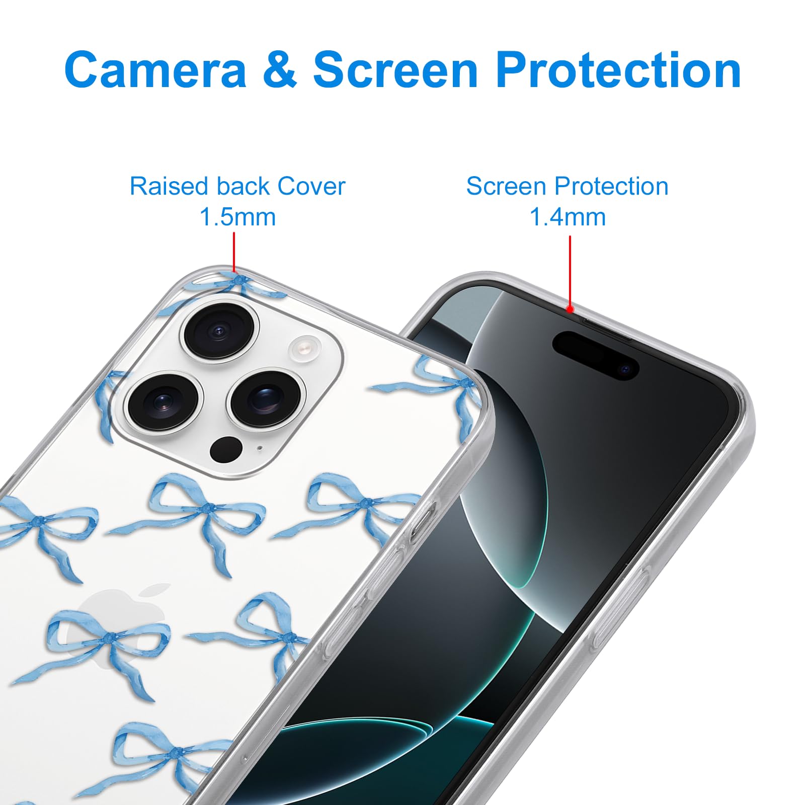 Uposao Huawei P30 Lite Hülle – Transparent, Mandala-Blumen Design, Stoßfest, Mit Touchpen