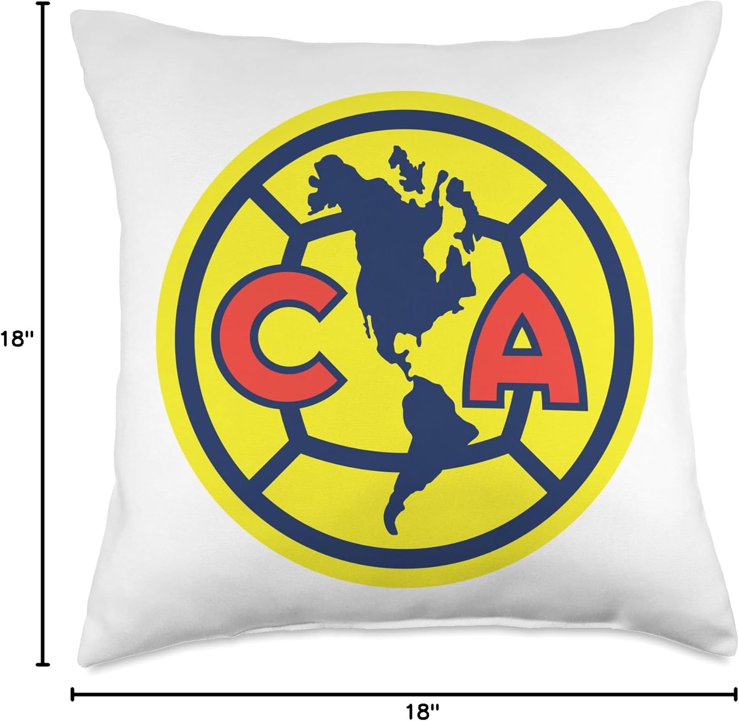 Club America - Score Big with Our Exclusive Collection Throw Pillow