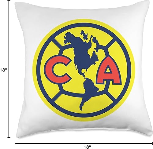 Miniatura 4 de Club America Score Big with Our Exclusive Collection - Almohada de 18 x 18 pulgadas, multicolor