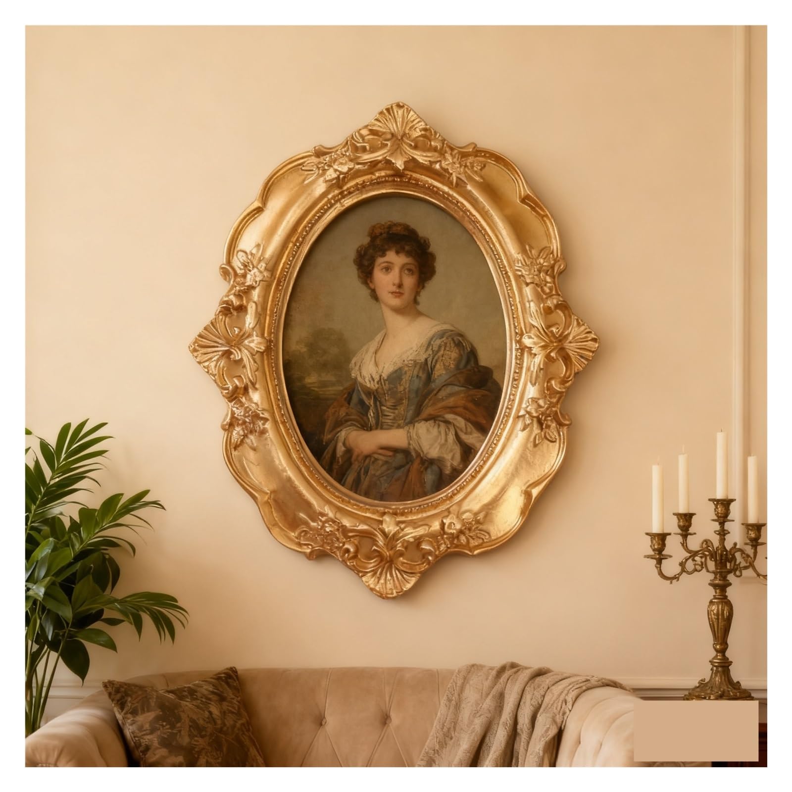 Mała Ramka Na Zdjęcia W Stylu Retro, Idealna Do Dekoracji Półki Książki I Biurka(Blue,Silver)