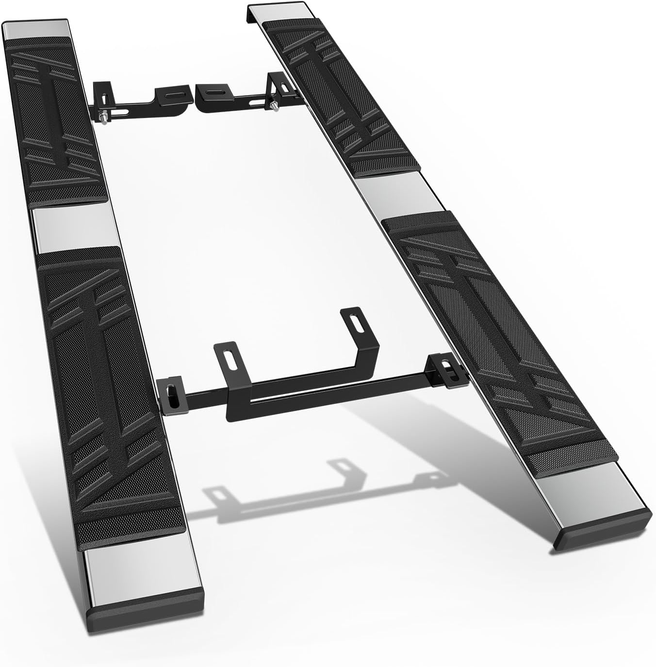 DNA Motoring 6.5 Inches Flat Board Side Steps Running Boards Compatible with VW Tiguan 2018-2021, STEPB-U-TIG18-T1