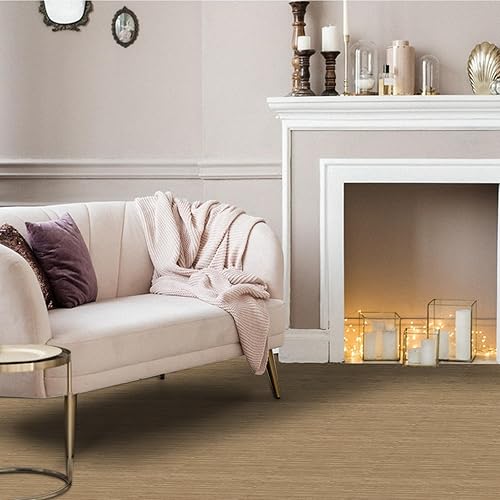 Miniatura 6 de Azulejos de suelo autoadhesivos impermeables para despegar y pegar, azulejos de suelo para cocina DIY para comedor, dormitorio, sótanos, baños Roble