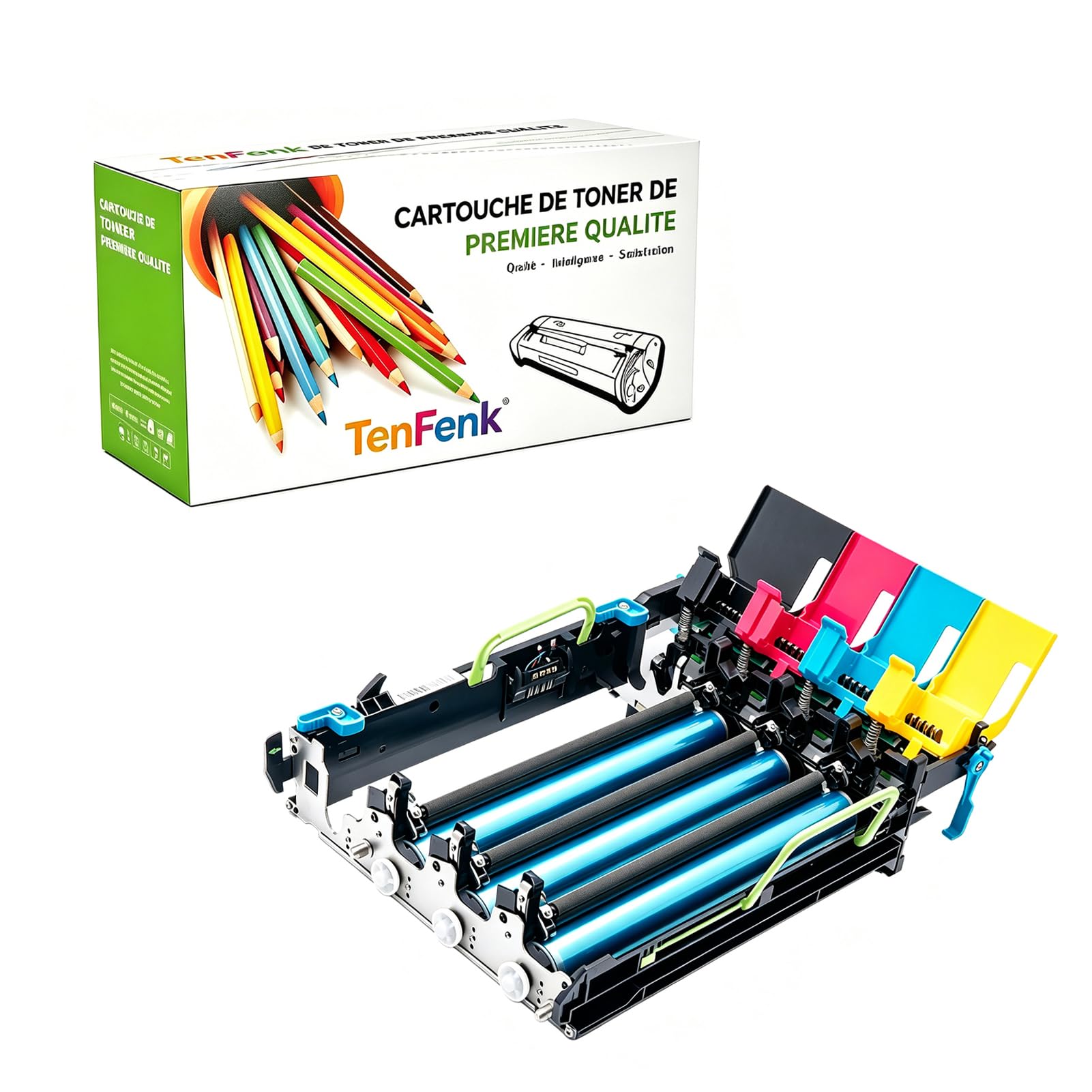 Compatibile Sostituzione Unità Del Tamburo Per Lexmark CS720 74C0ZV0 Da Utilizzare Con Lexmark CS720DE CS720DTE CS725DE CS725DTE CX725DE CX725DHE CX725DTHE CX725DTFE Stampante,3-Pack,3p