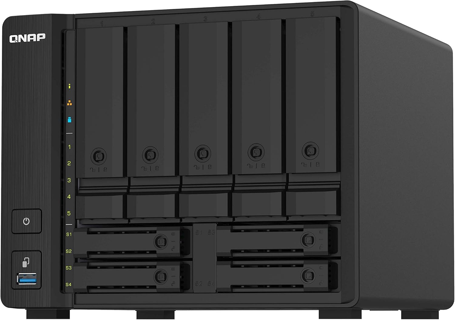 Flash Deals - 80% OFF QNAP TS-932PX-4G 5+4 Bay High-Speed NAS with Two 10GbE and 2.5GbE Ports ❤ Crazy Deals QNAP TS-932PX-4G 5+4 Bay High-Speed NAS with Two 10GbE and 2.5GbE Ports