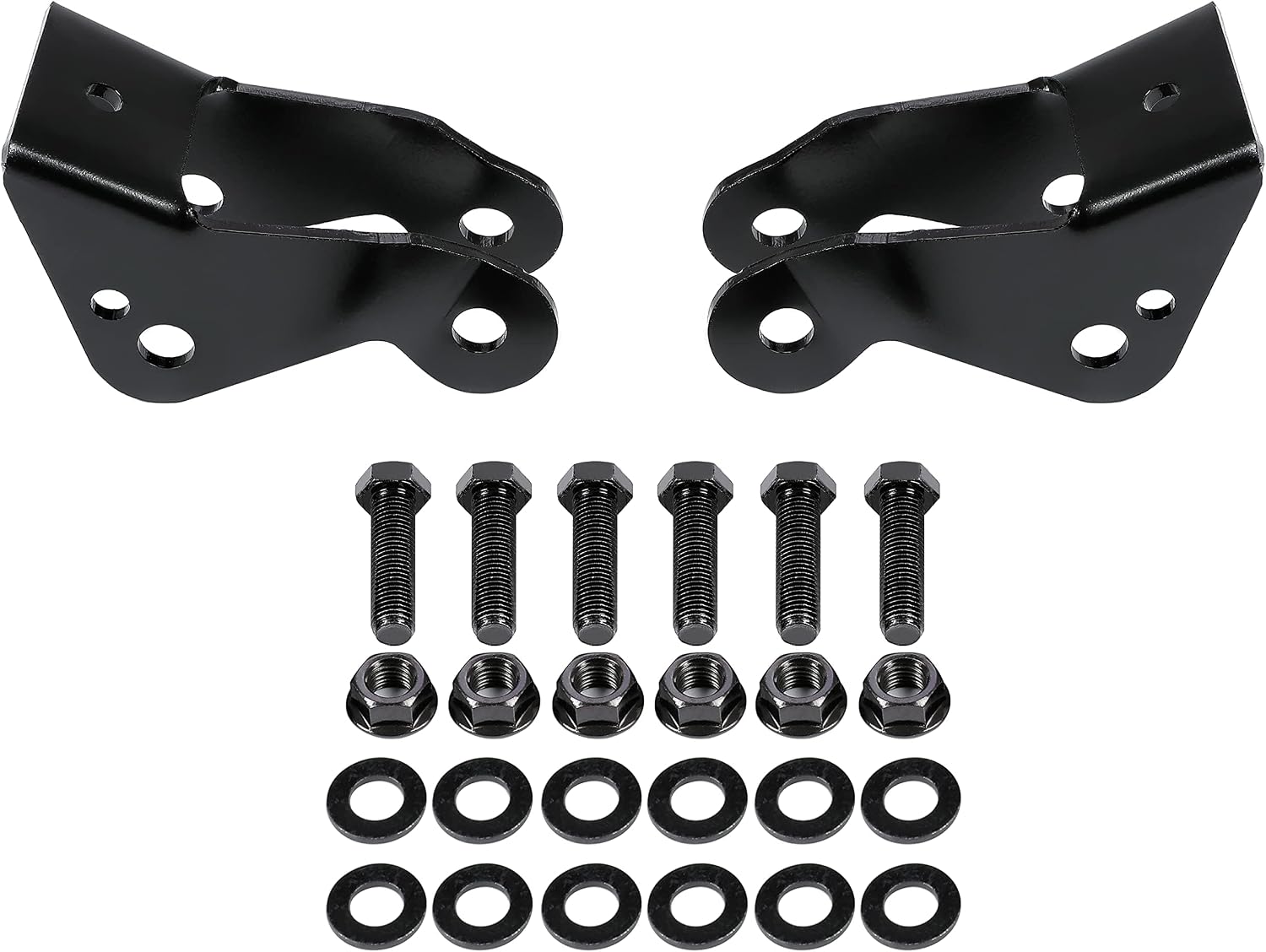 Kojem 3”- 5” Adjustable Shock Extender Compatible with 1988-1998 Chevy Silverado GMC Sierra C1500 2WD Rear Shocks Extension Drop Lowering Kit