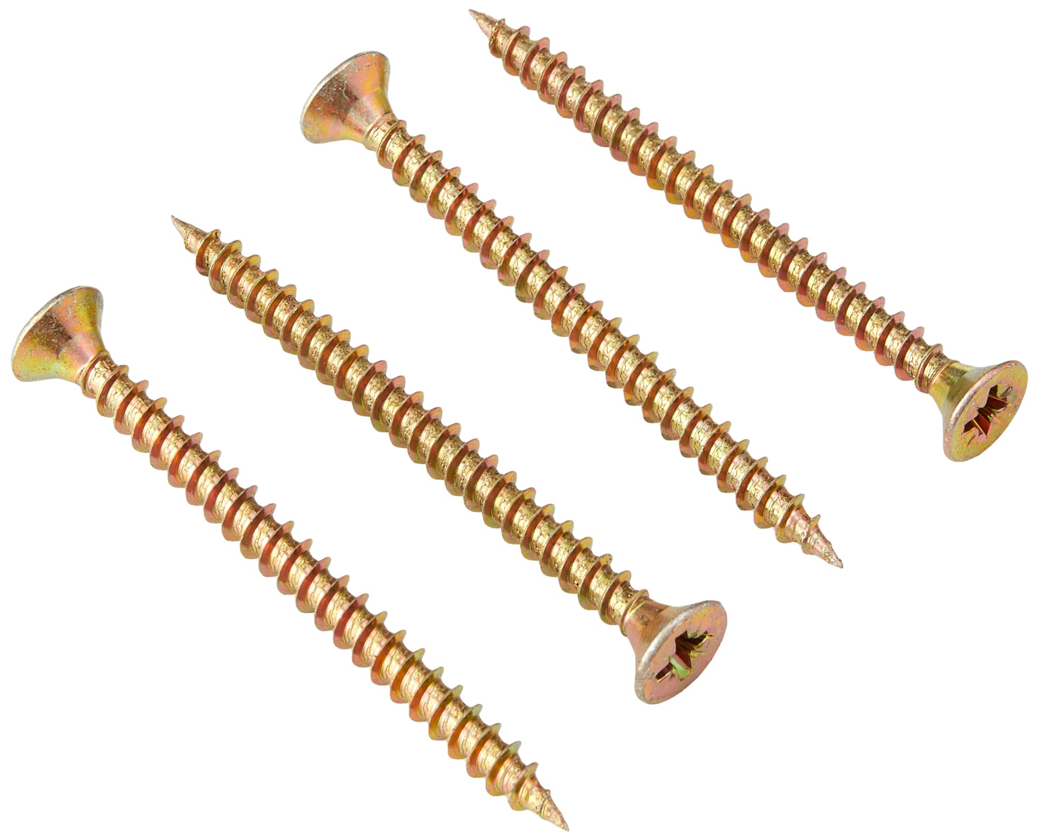 ForgeFix Multi-Purpose Pozi Screw CSK ST ZYP 6.0 x 75mm Box 100