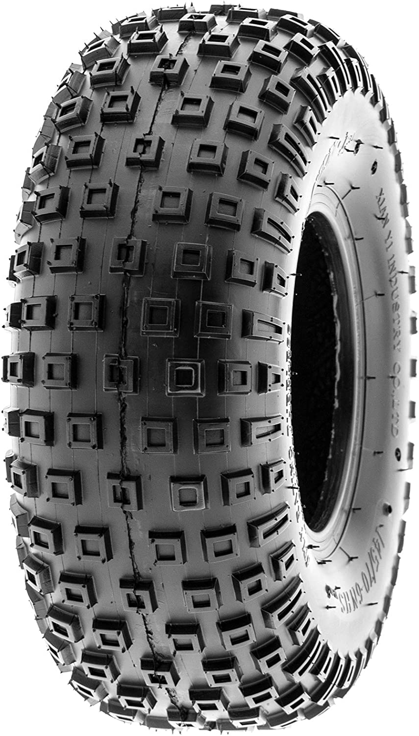 SunF A011 145/70-6 145/70x6 ATV UTV pneumatico fuoristrada 6PR TL E4 Mark, set di 2 pezzi