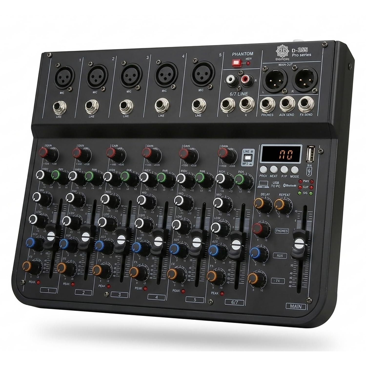 digimore dj mixer (d-255 pro)