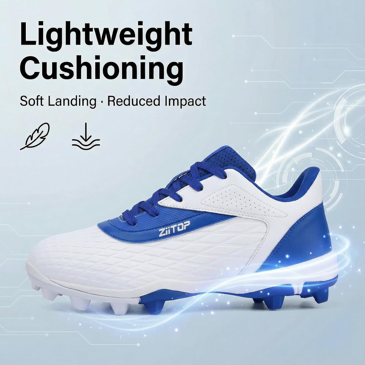 ziitop Baseball Cleats Mens Softball Cleat Turf Shoes for Men - Image 5