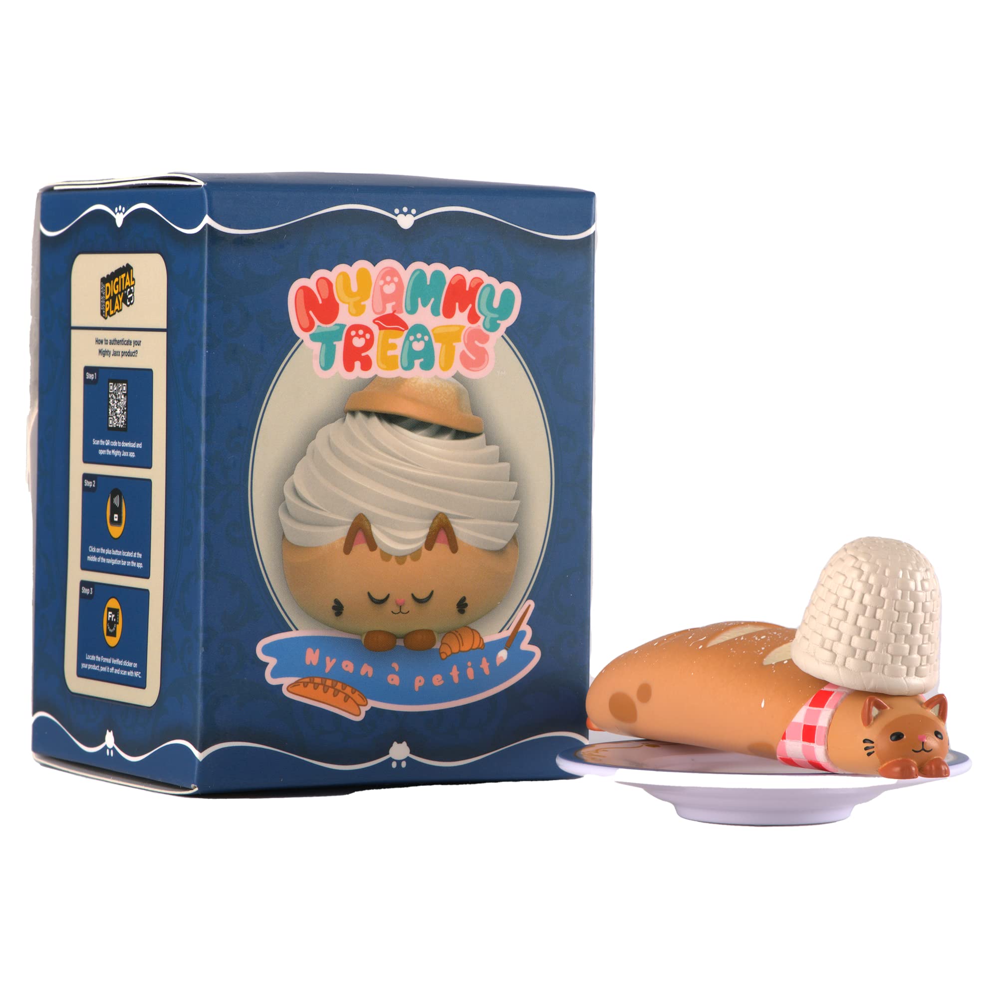 Mighty Jaxx Nyammy Treats - Nyan à Petit French Treat Cats, Multicolor, 1 Packung
