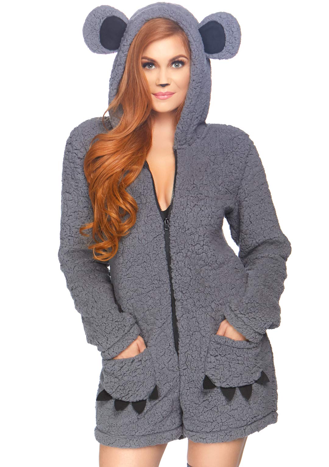 Women's Cuddle Koala Romper Fancy Dress Costume