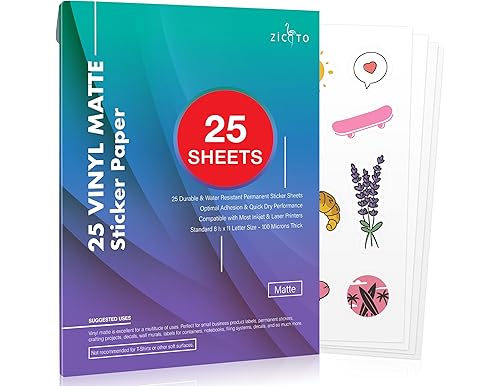 Best Zicoto Sticker Paper: Premium, Printable, Waterproof, and More