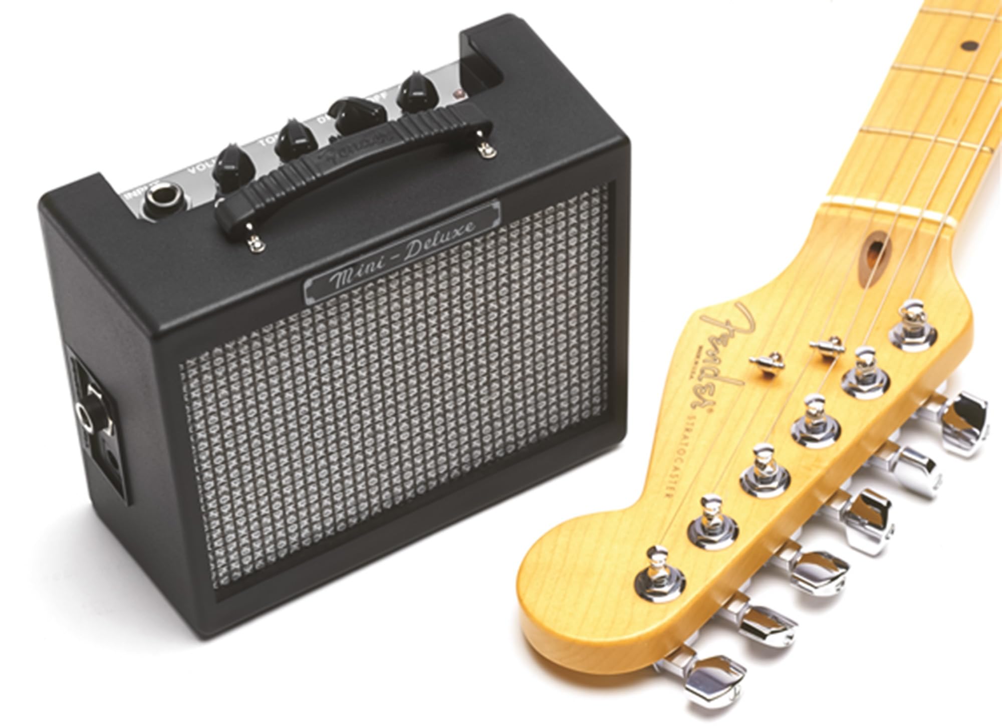 Amazon.com: Fender MD-20 Mini-Deluxe Guitar Amp Bundle with Power