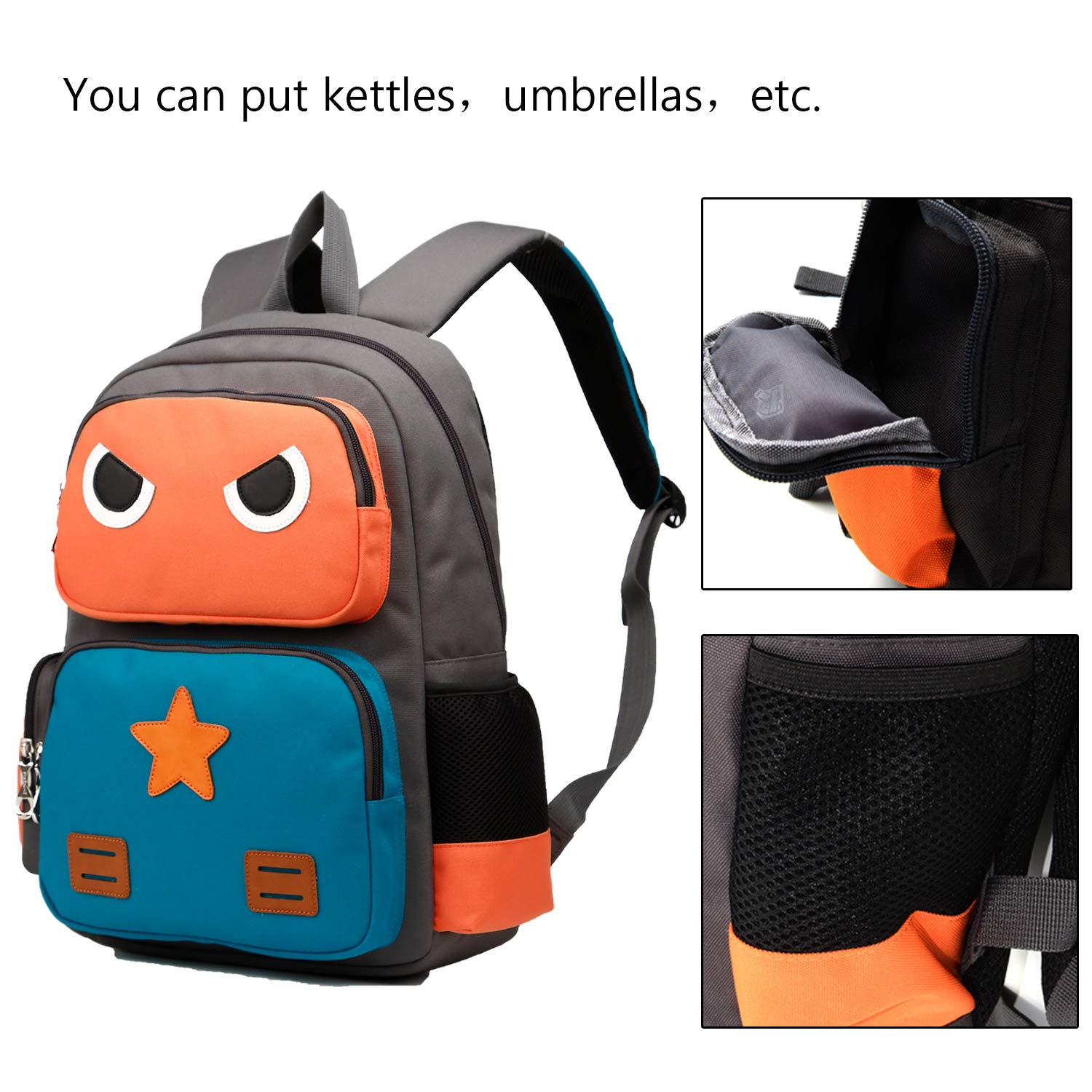 SIVENKE Zaino per Bambini per 5-10 Anni Bambini Zaino Daypack Borsa da Scuola Zaini Zaino Scuola Cartella Ragazzi Ragazze