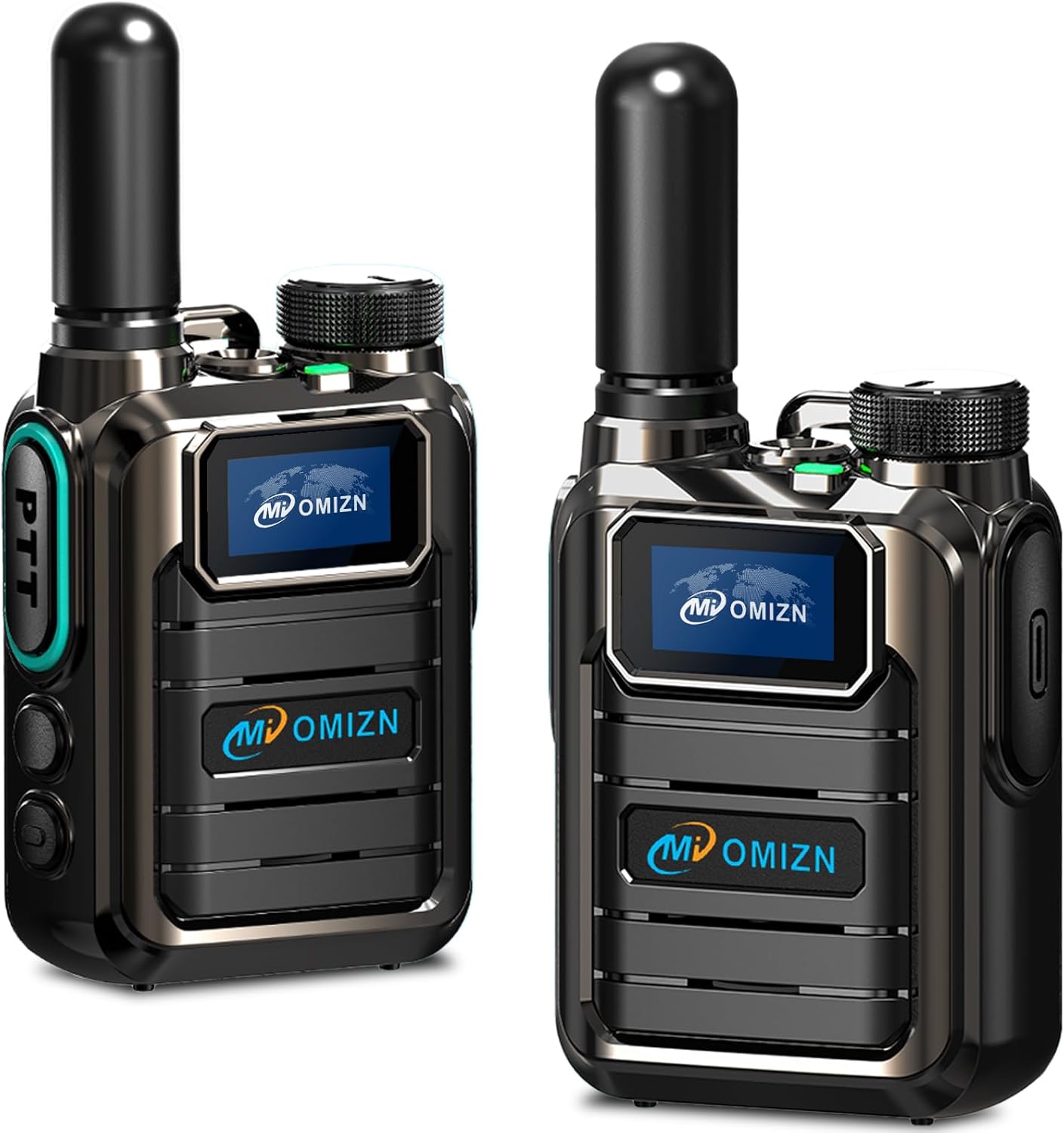 M3 Global Walkie Talkie Unlimited Range 4G PTT Radio with Flashlight, AES256 Encrypted for Fleet Dispatch and Security